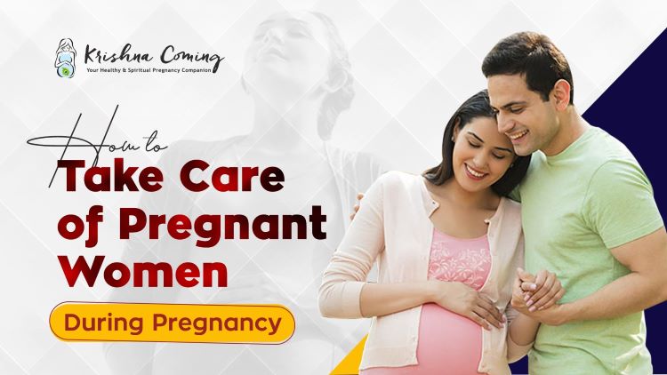 how-to-take-care-of-pregnant-women-during-pregnancy-krishna-coming-garbh-sanskar